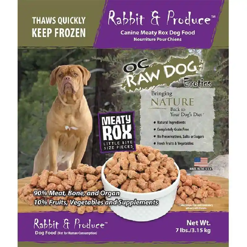 Oc Rabbit & Prod Meaty Rox 7 Lbs