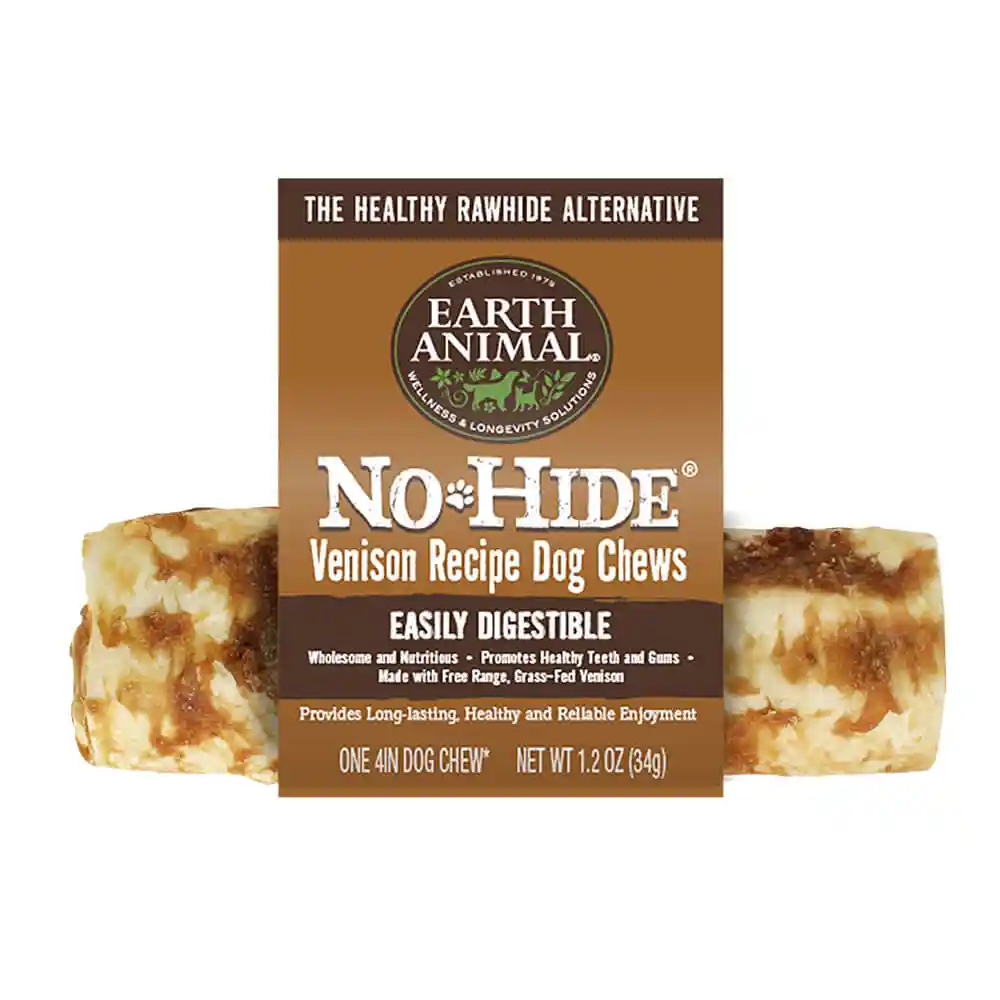 Earth Animal No-hide Venison Chews 4"