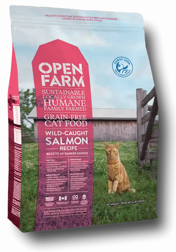 Gf Wild Caught Salmon Recipe Dry Cat Food 4-lb