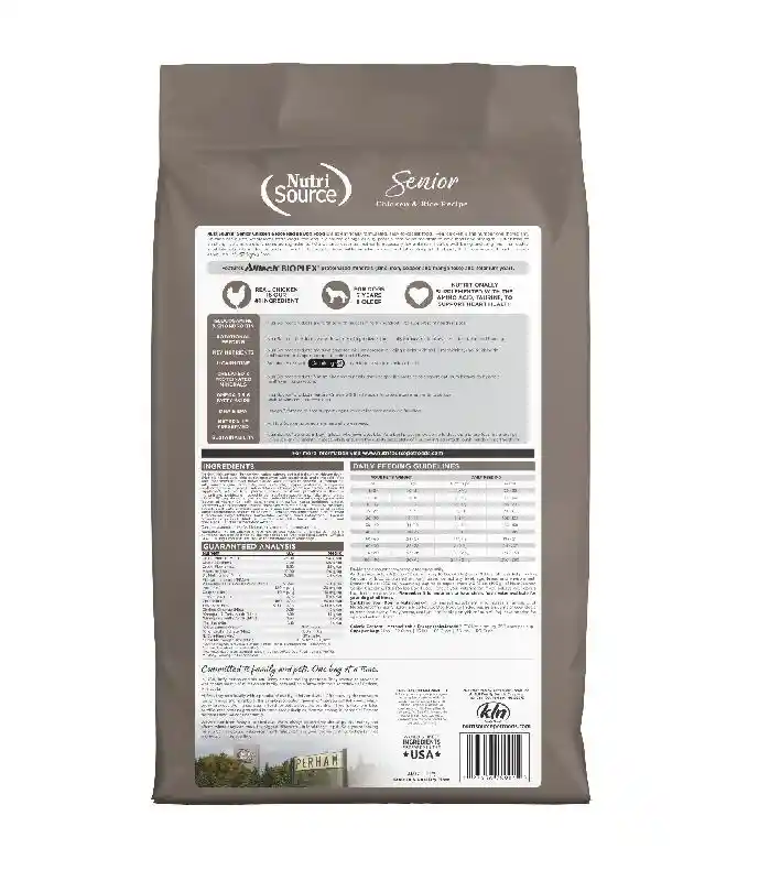 Nutrisource Dog Senior 4#