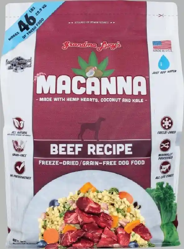 Grandma Lucy's Macanna Beef Freeze-dried Gf 8-lb