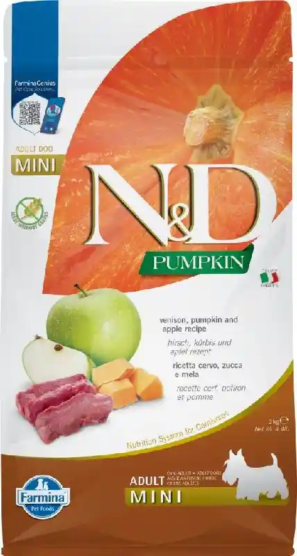 Farmina K9 N&d Ppkn Vension & Apple Adult Mini 4.4
