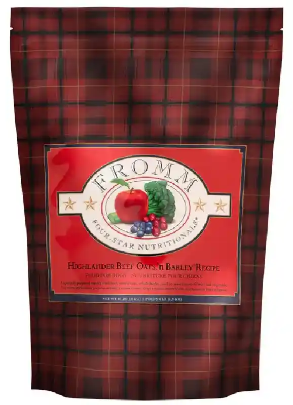Fromm Four Star Dog Food Highlander Beef 4-lb