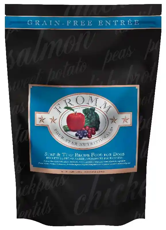 Four Star Grain Free Surf & Turf Dry Dog Food 4-lb