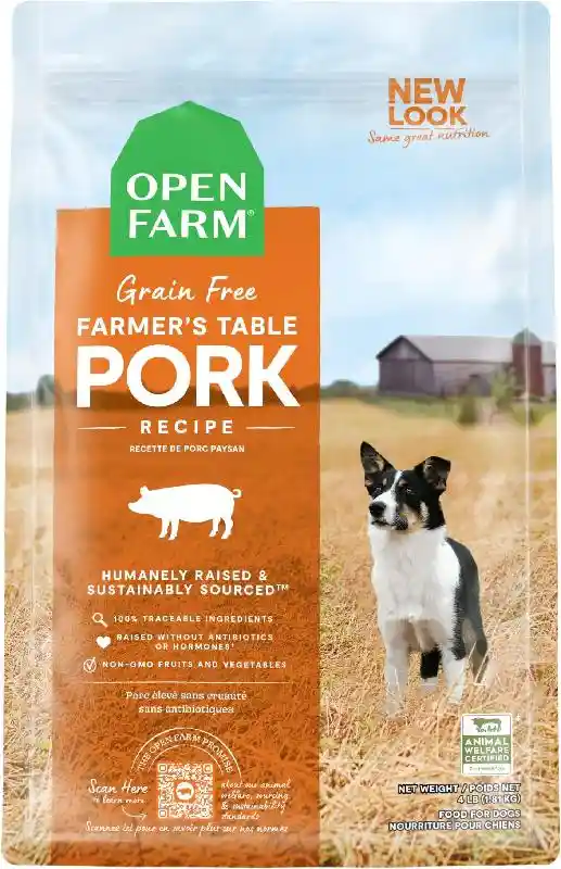 Open Farm Dog Farmers Table Pork/ancient Grain 4lb