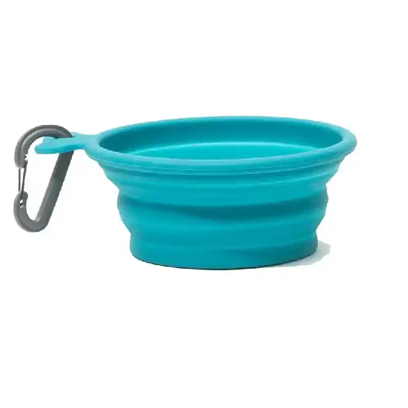 Messy Mutts Collapsible Bowl Blue 1.5 Cups