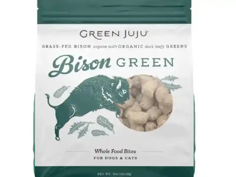 Green Juju Dog Freeze Dried Raw Bison 14 Oz