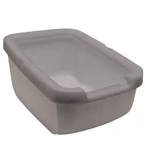 Catit Cat Pan With Rim, Warm Grey;