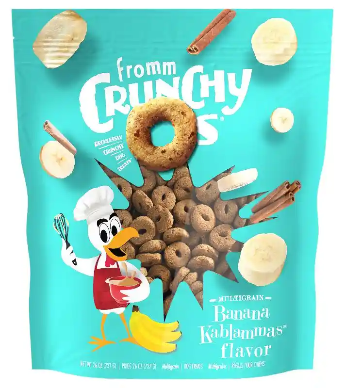 Fromm Treats Dog Crunchy O's Banana Kablammas 26 O