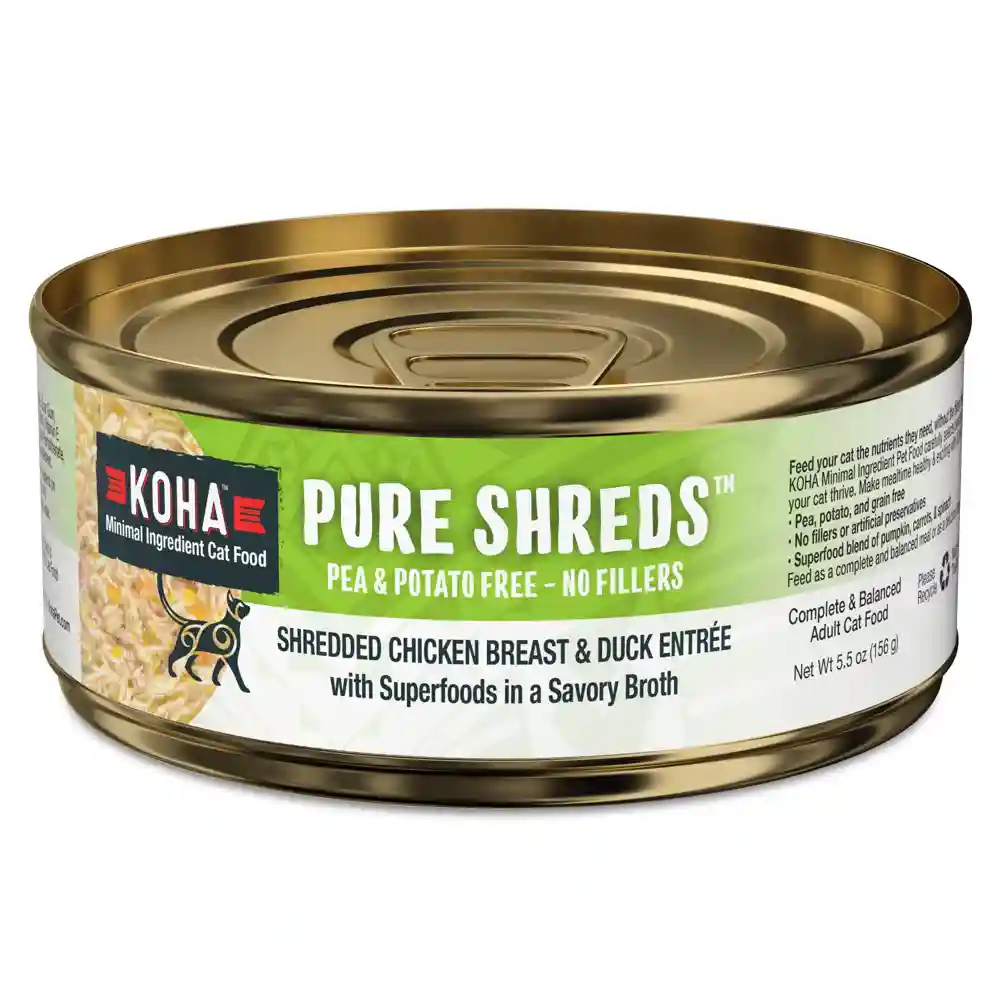 Koha Pure Shreds Shredded Chicken/duck 5.5-oz