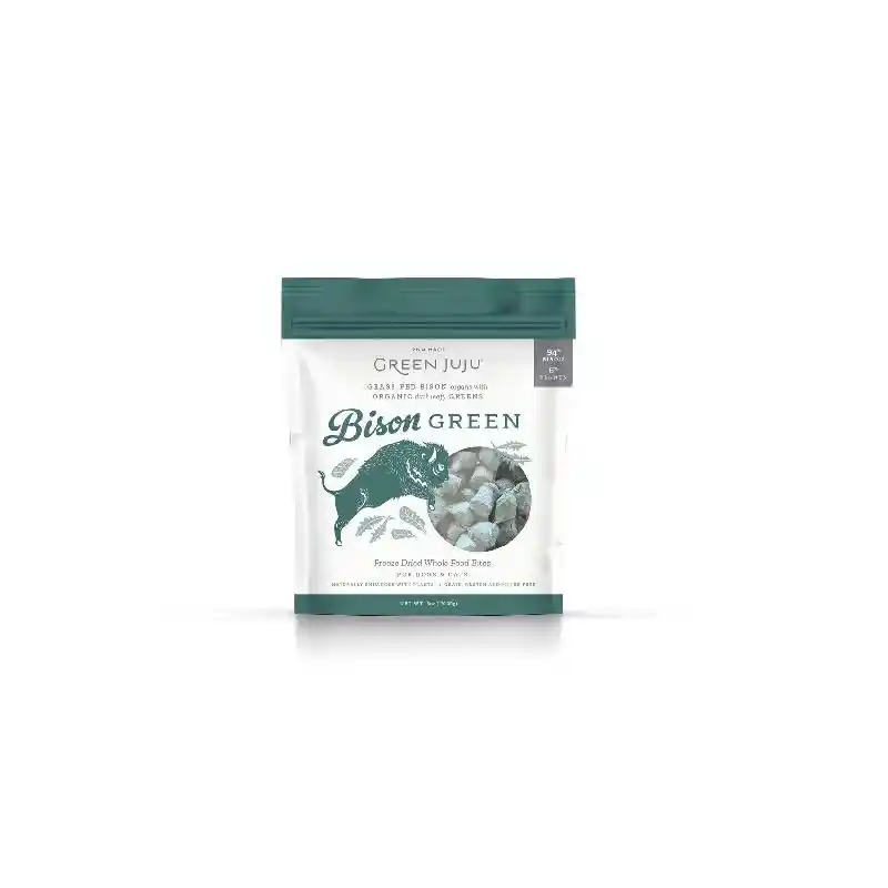 Green Juju Bison Green Frz-drd Food Bites 2.5-oz