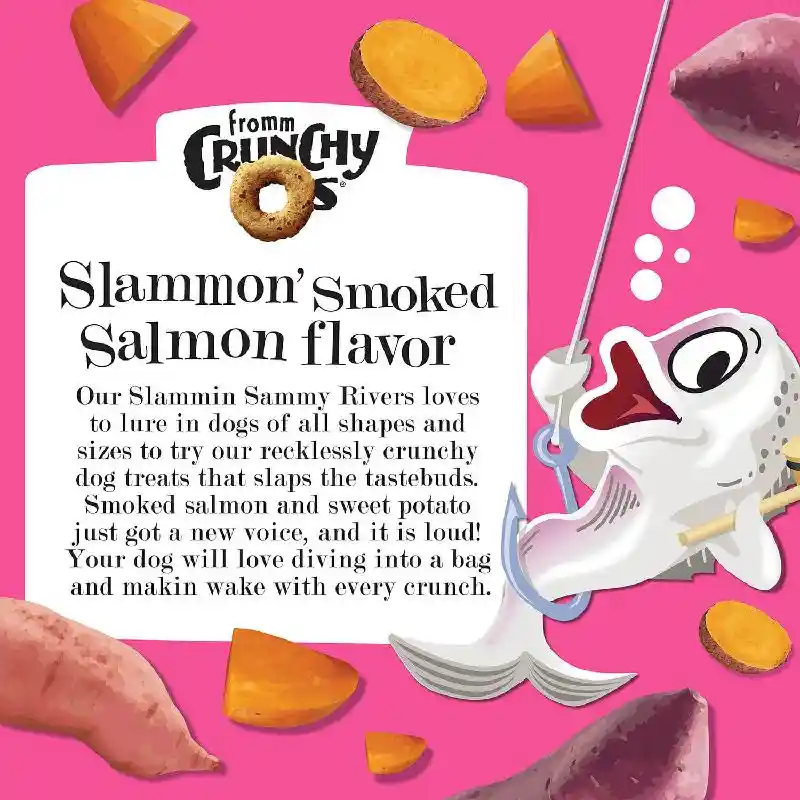 Fromm Crunchy Os Slammon Smoked Salmon 26-oz