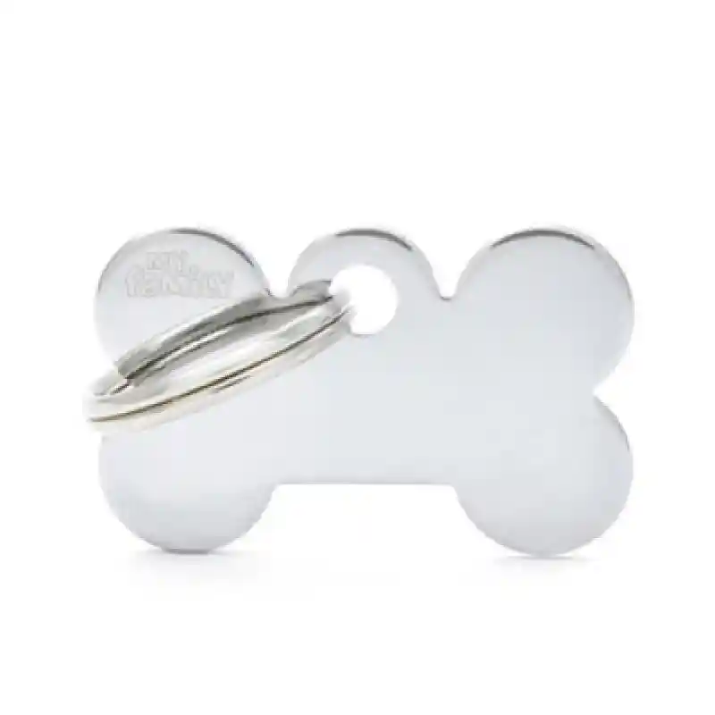 Small Bone Chromed Brass