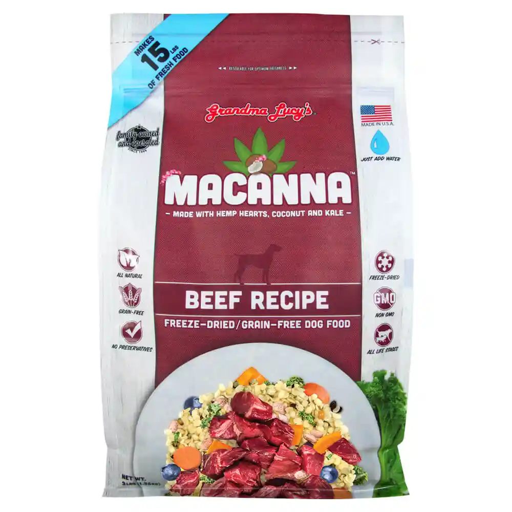 Grandma Lucy's Macanna Beef Freeze-dried 3-lb