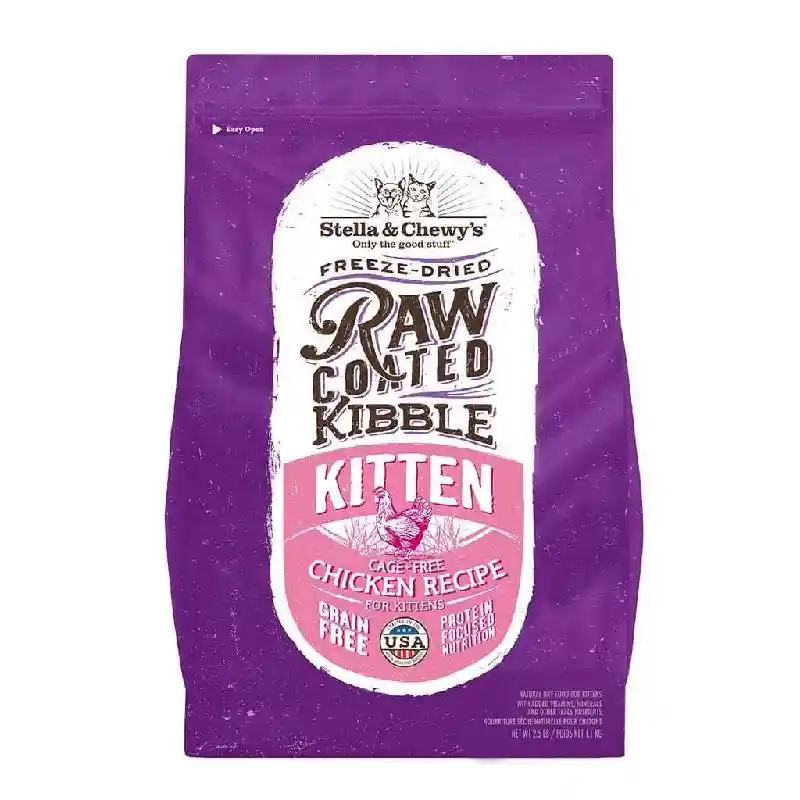 Stella And Chewy's Raw Coated Chicken Kitten 5 Lb