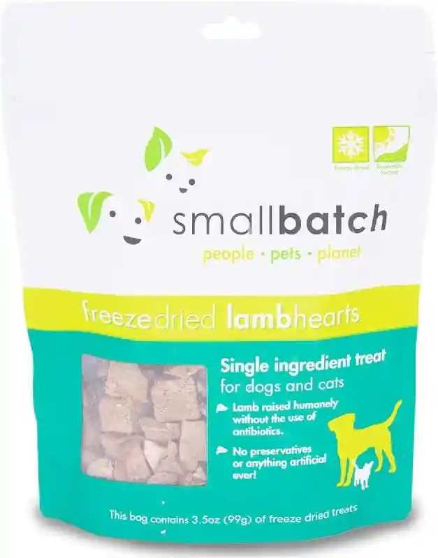 Small Batch Lamb Hearts Freeze Dried 3.5-oz