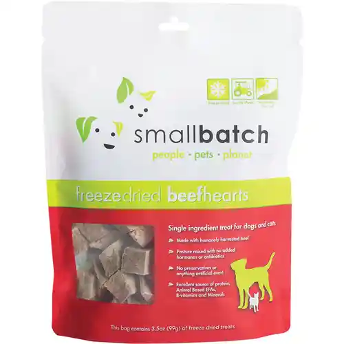 Small Batch Freeze Dried Beef Hearts 3.5-oz