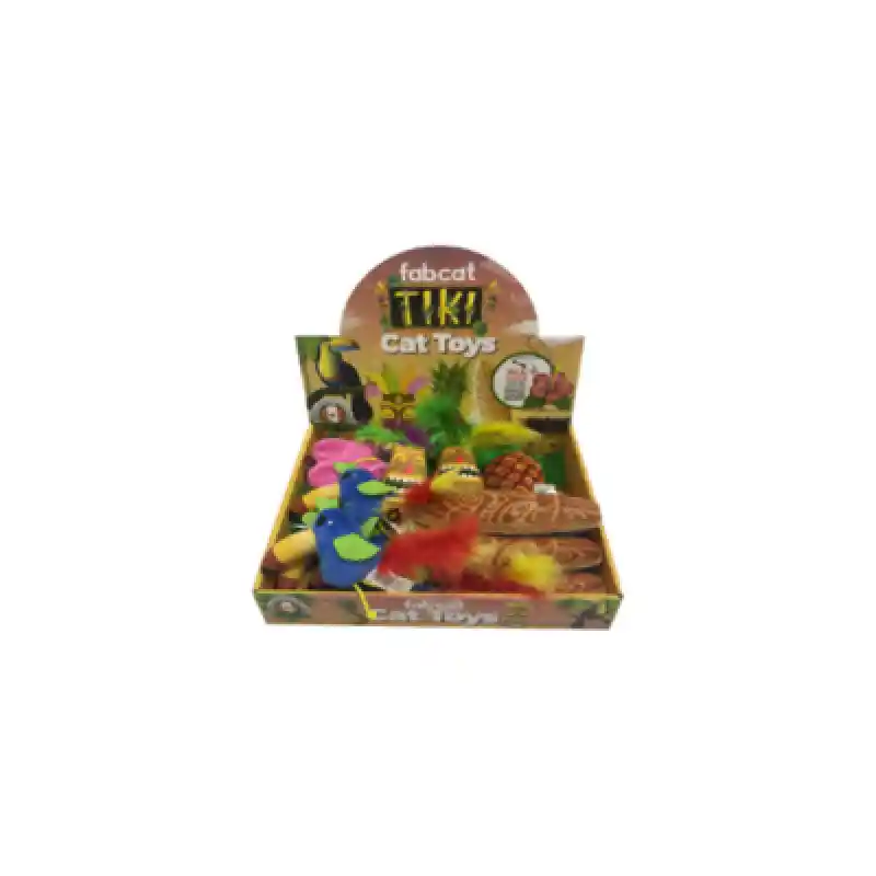 Fab Cat Assorted Tiki Cat Toy
