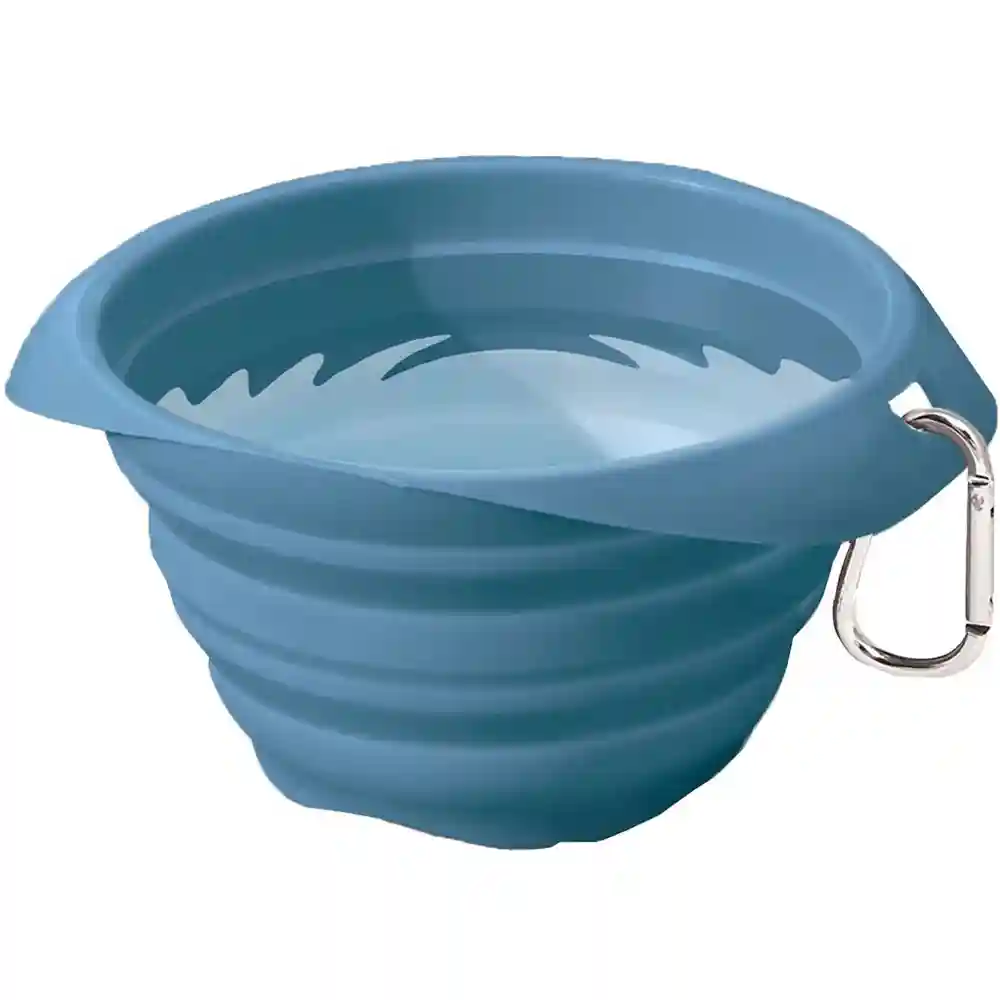 Kurgo Collapsable Bowl Blue 24-oz