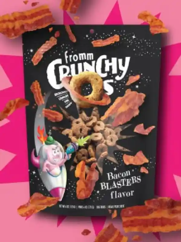 Fromm Dog Crunchy Os Bacon Blasters Treat 6-oz