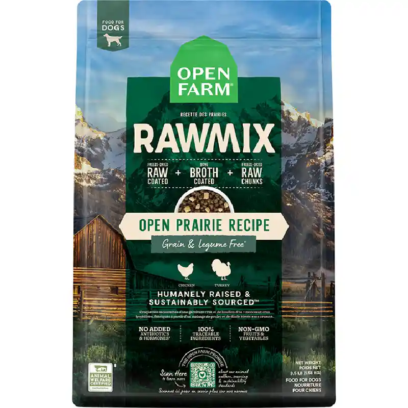 Open Farm Rawmix Gf Dog Food Open Prairie 20-lb