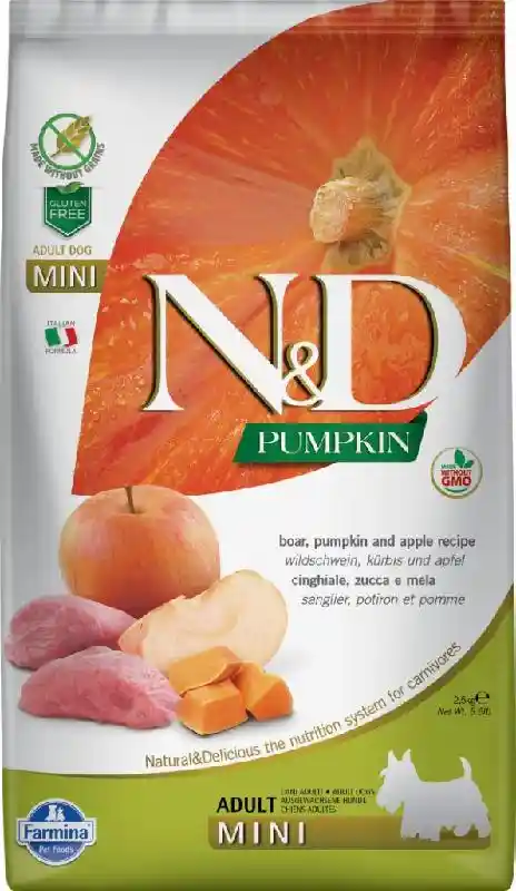 Farmina Dog Pumpkin Gf Boar & Apple Mini 15.4 Lb