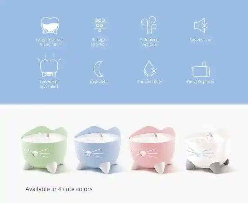 Catit Pixi Fountain, Stainless Steel