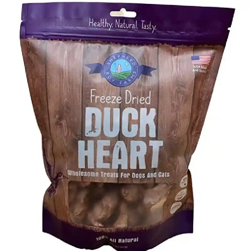 8oz Fd Duck Heart Treat