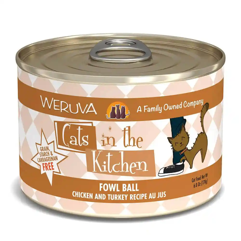 Weruva Cats In the Kitchen Fowl Ball 6 Oz