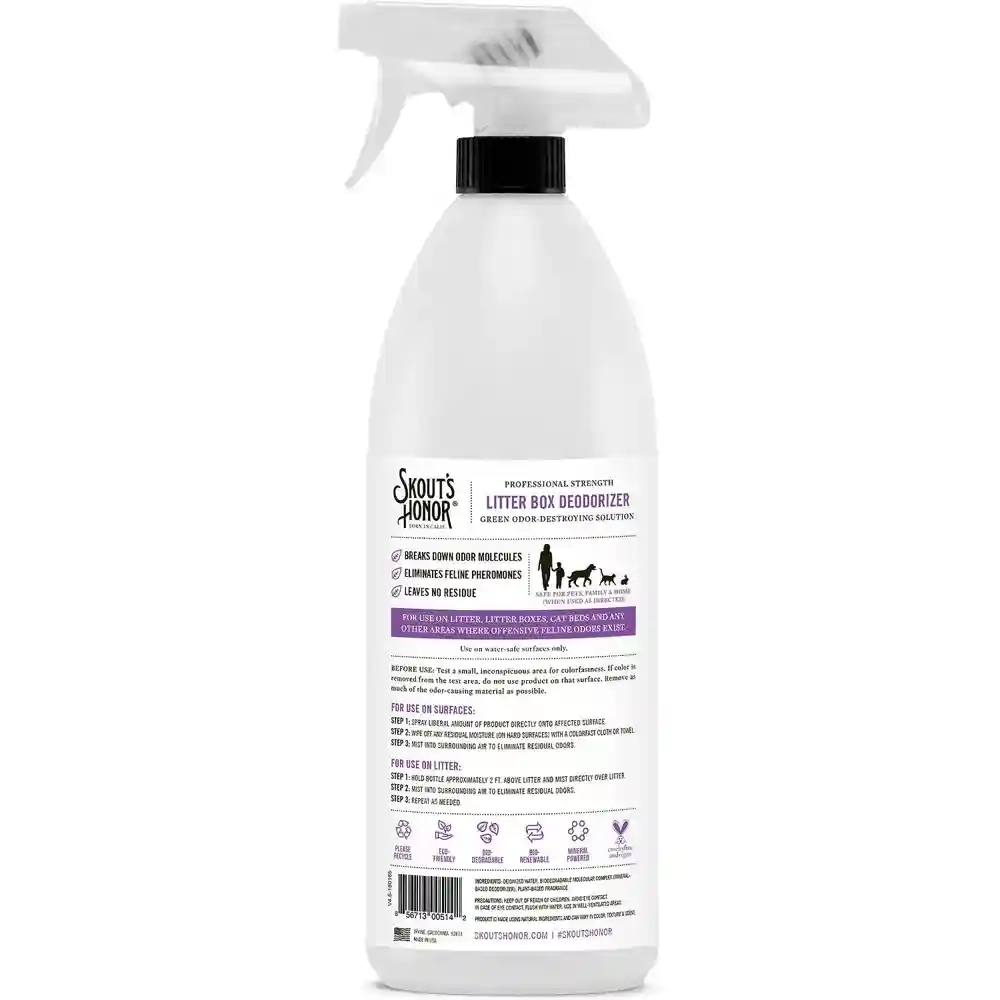 Professional Strength Litter Box Deodorizer 35-oz