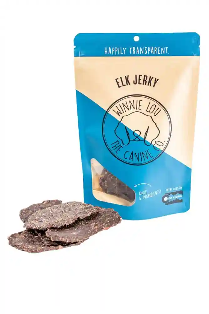Winnie Lou Elk Jerky Treats 2.5-oz