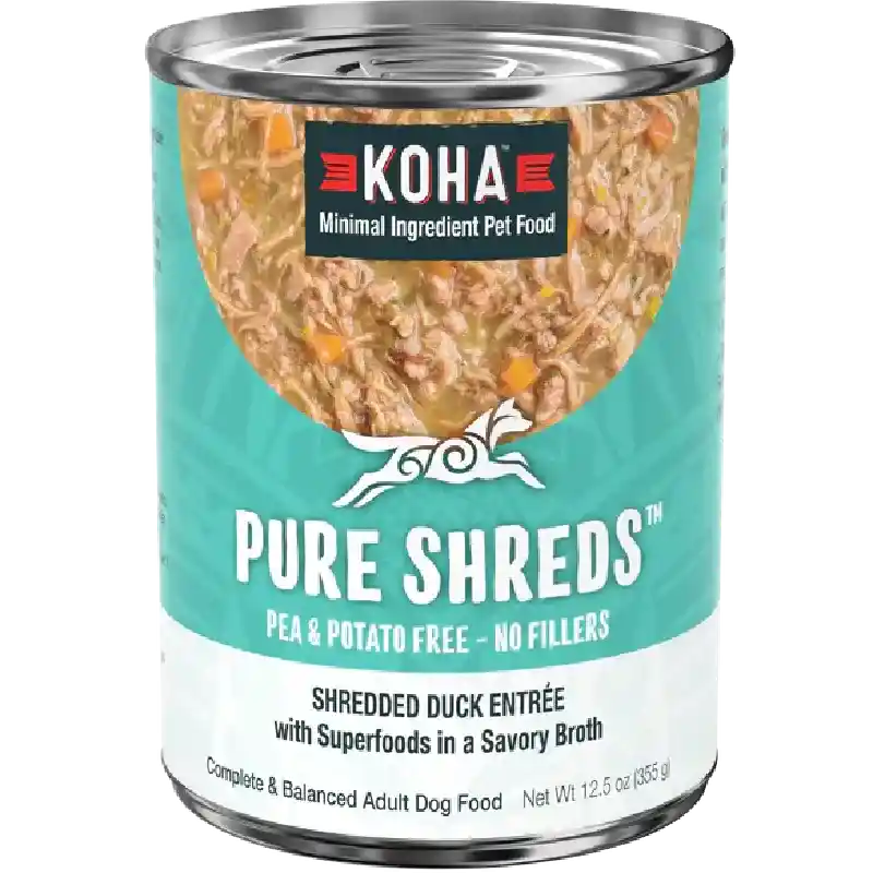 Koha Pure Shreds Single Protein Duck 12.5-oz