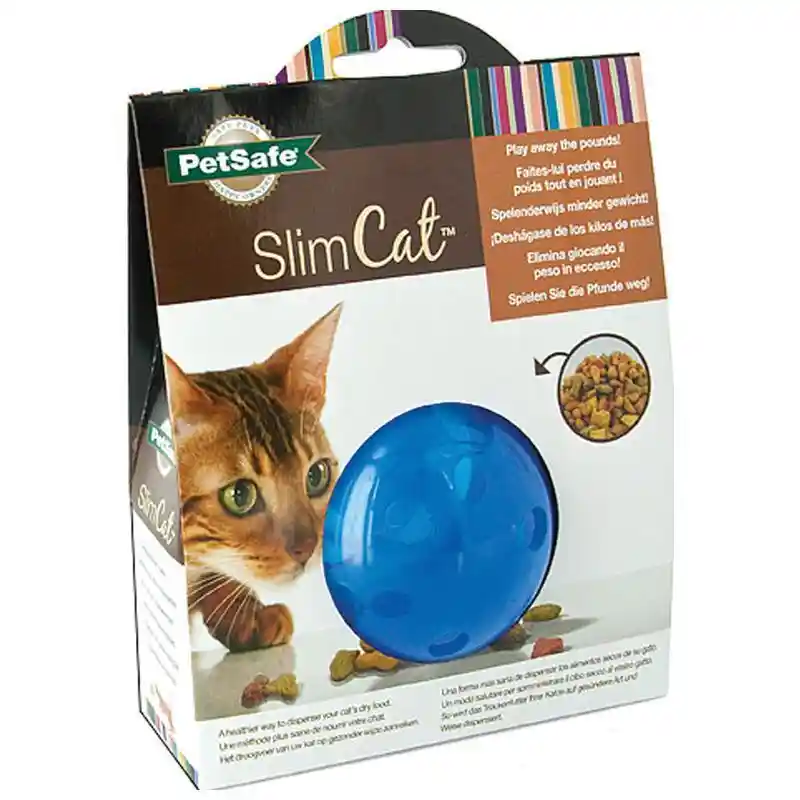 Slimcat Feeder Ball Blue One Size