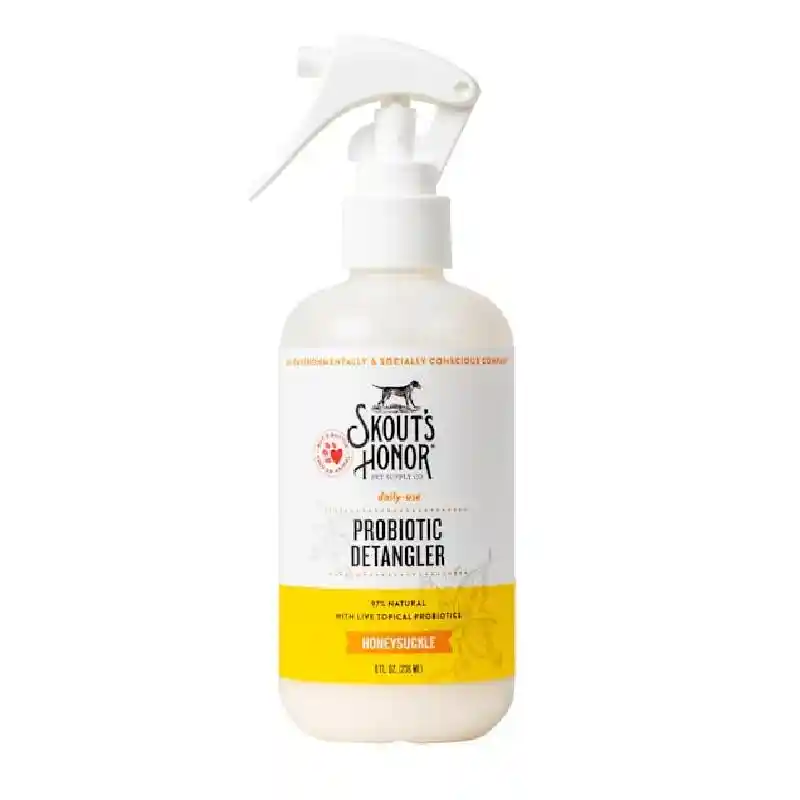 Skout's Honor Dog Probiotic Detangl Honeysckl 8 Oz