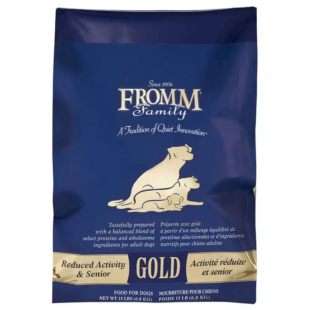 Gold Reduced Activity & Senior Dry Dog Food 15-lb