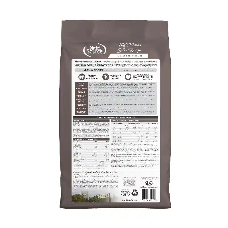 Ns Grain Free High Plains Select - 4lb