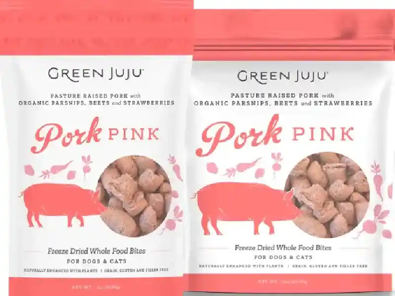 Green Juju Pork Pink Freeze-dried Food Bites 18-oz