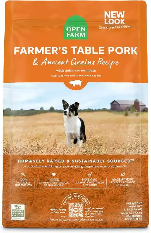 Open Farm Dog Farmers Table Pork/ancient Grain 4lb
