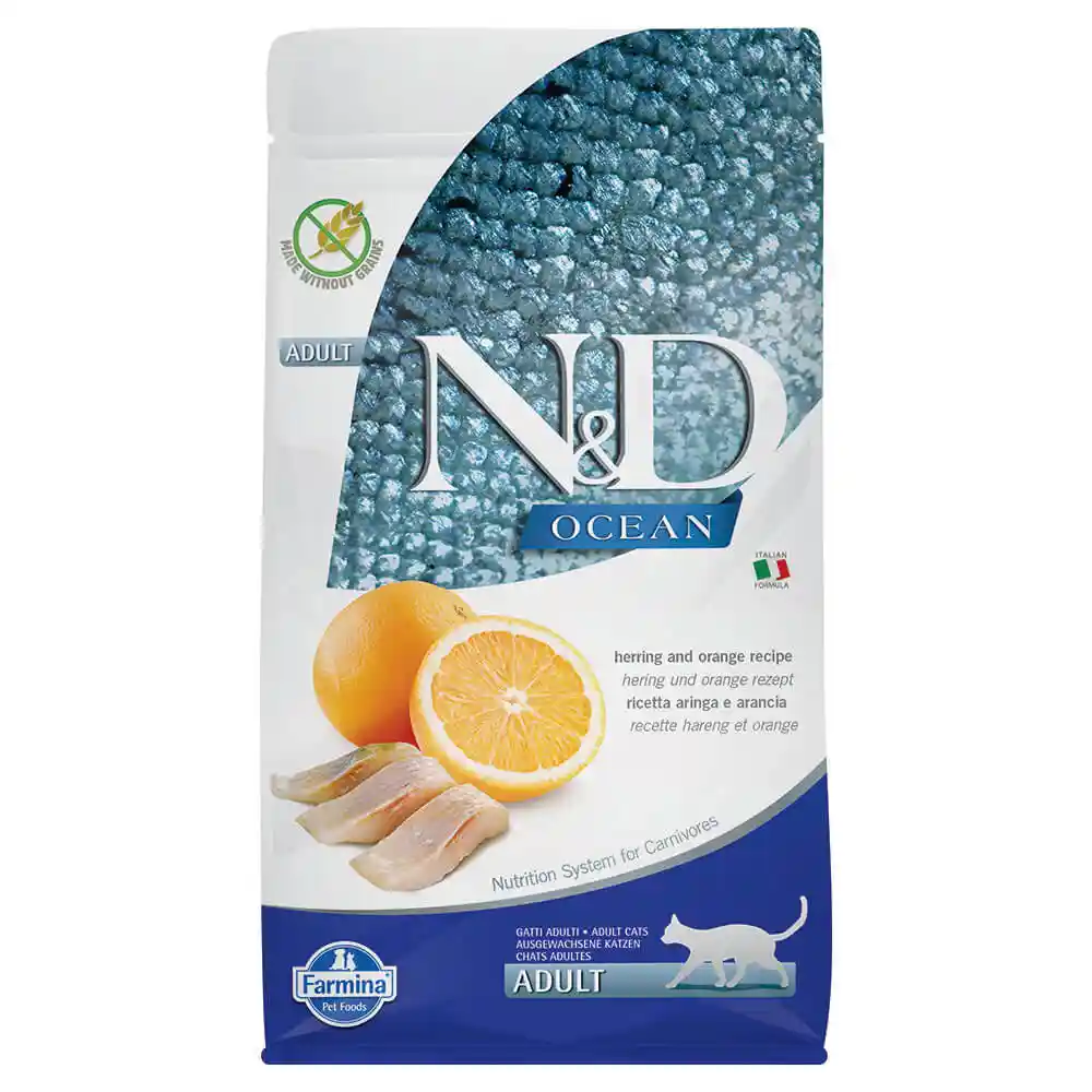 Farmina 3.3 Lb Adult Cat Dry Fish Herring Gf Ea