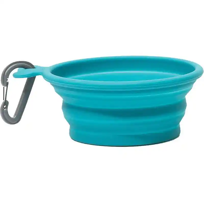Messy Mutts Collapsible Bowl Blue 1.5 Cups