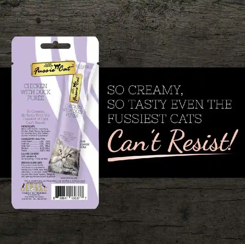 Fussie Cat Chicken & Duck .5-oz 4-pk