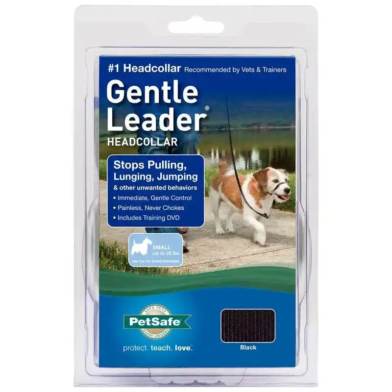 Gentle Leader Headcollar, No-pull Collar Sm Blk