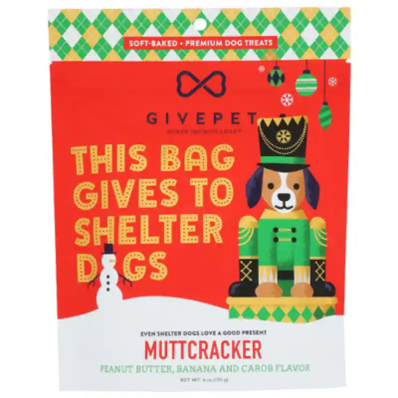 Givepet Holiday Dog Treat Soft Chew Muttcracker 6