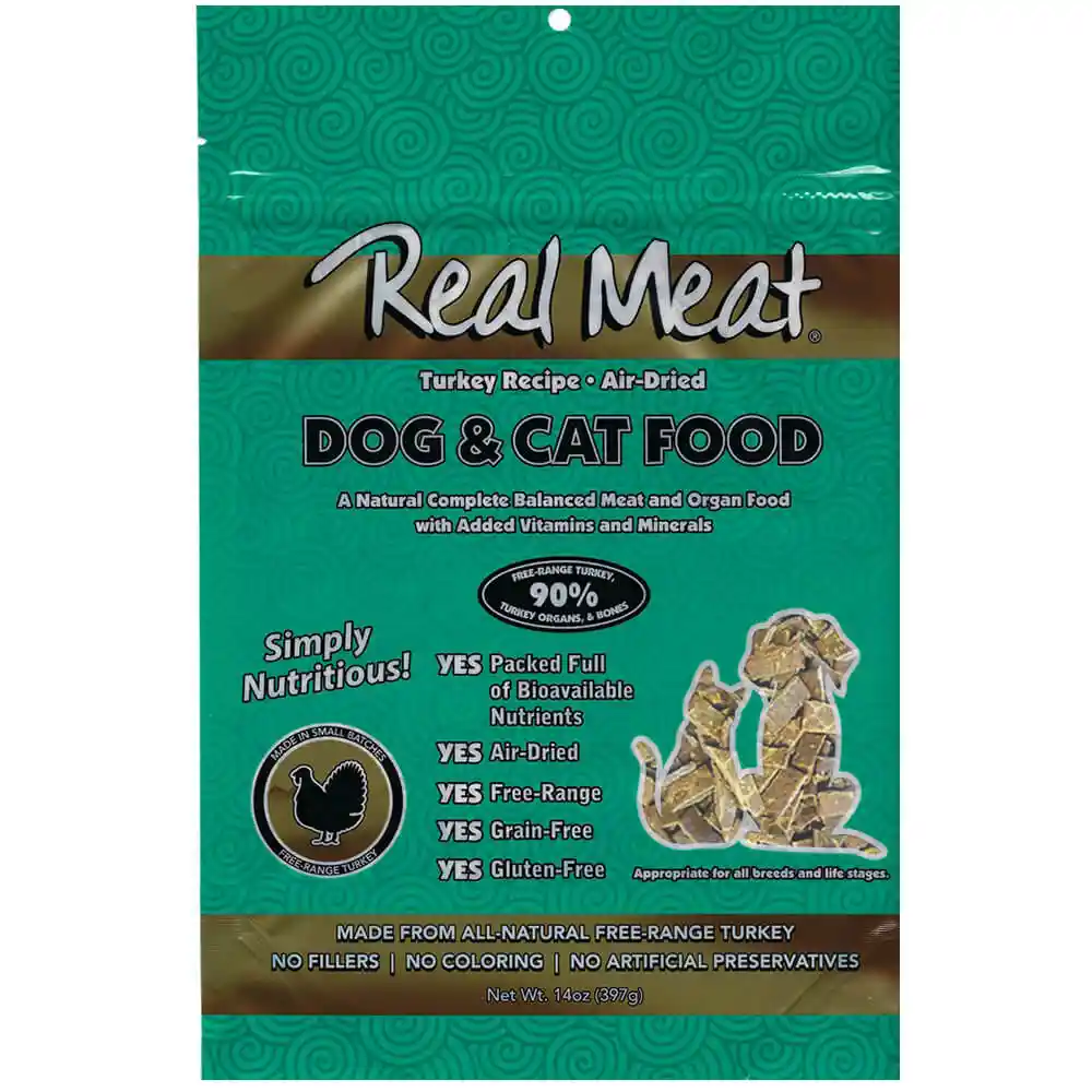 Real Meat Dog & Cat Ad Gf Turkey 14-oz