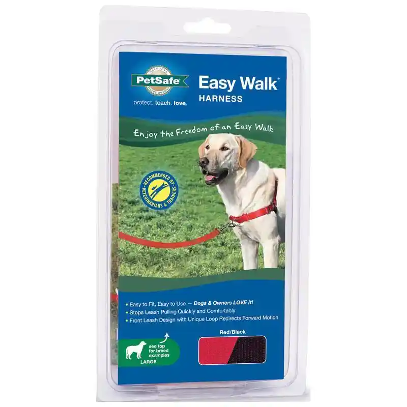 Easy Walk Harness, No Pull Dog Harness Large Red