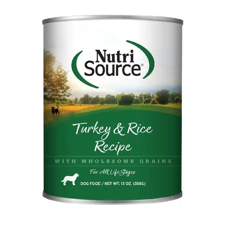 Nutrisource Dog Turkey Rice Can 12.3oz 12/cs
