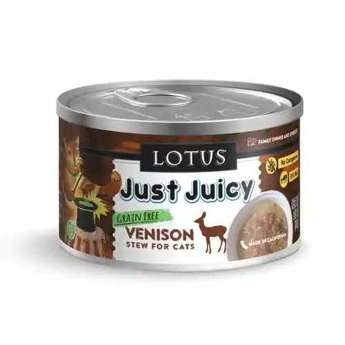 Just Juicy Venison Stew Gf Canned Cat Food 2.75-oz