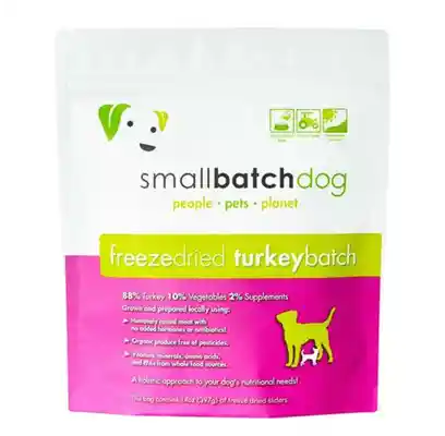 Small Batch Dog Freeze Dried Turkey Sliders 14 Oz