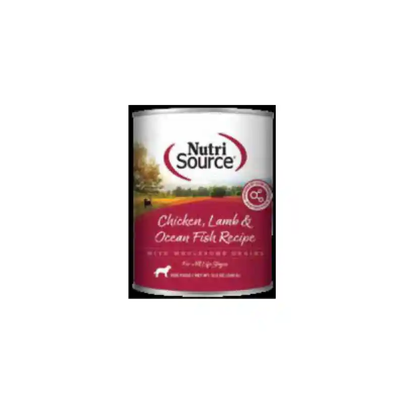 Nutrisource Dog Chkn Lamb Ocean Fish Can 12.3-oz 1