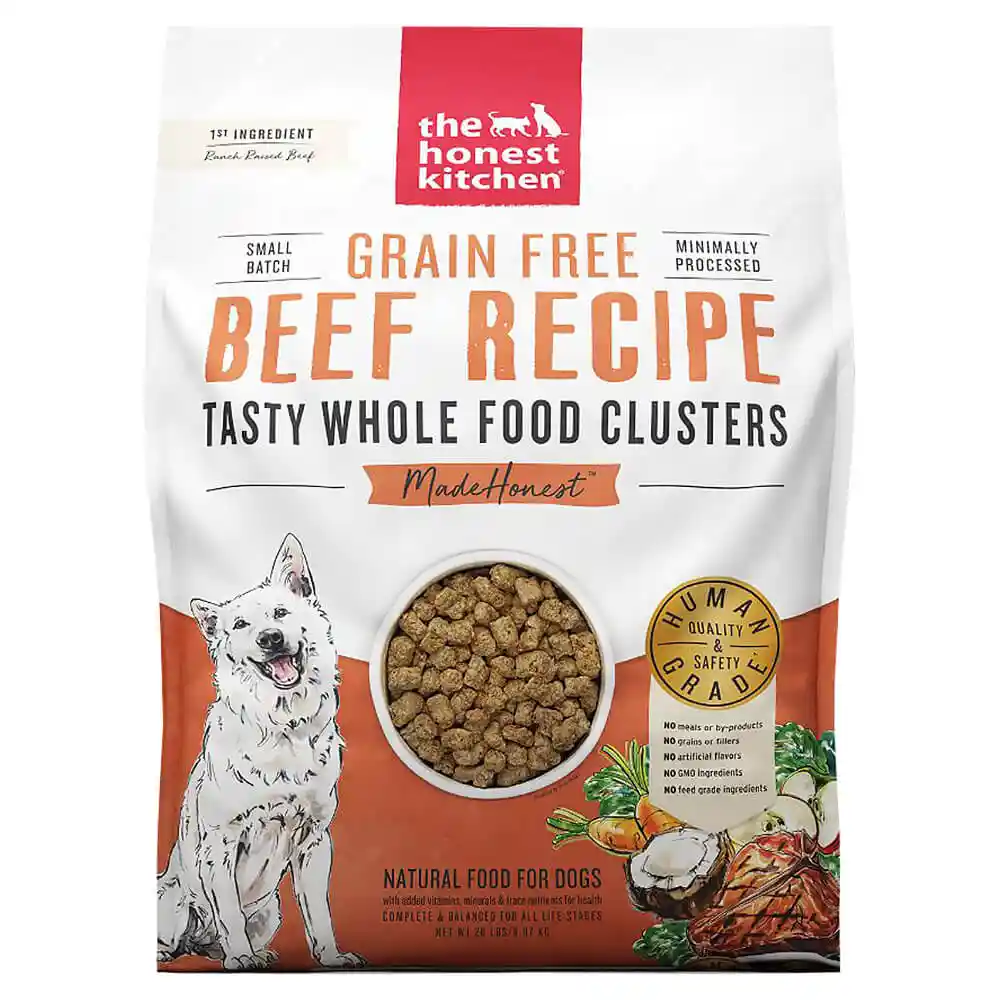 Clusters Grain Free Beef Dry Dog Food 20-lb